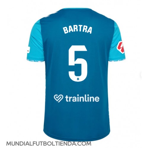 Camiseta Real Betis Marc Bartra #5 Tercera Equipación Replica 2024-25 mangas cortas